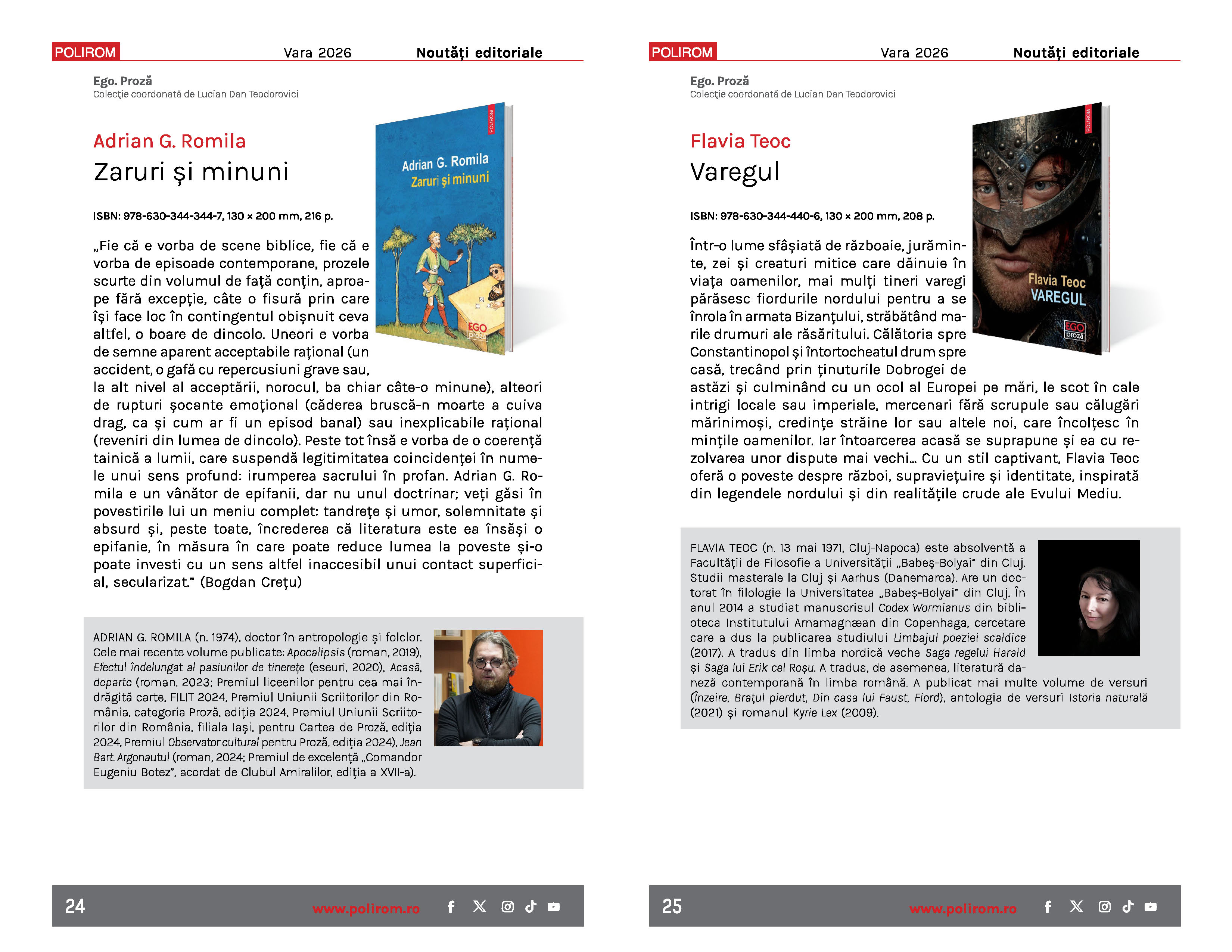 Catalog noutăți vara 2026